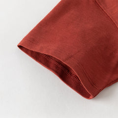 Dave&Bella Kids Boys Summer Red/Navy Short Sleeve Holiday Comfortable T-shirts