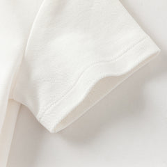 Dave&Bella Summer Toddler Boys Ocean Blue Short Sleeve Preppy Top Shorts Sets