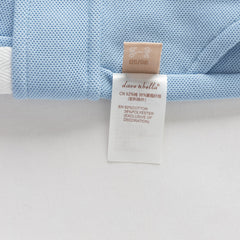 Dave&Bella Summer Toddler Boys Ocean Blue Short Sleeve Preppy Top Shorts Sets