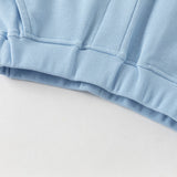 Dave&Bella Summer Toddler Boys Ocean Blue Short Sleeve Preppy Top Shorts Sets