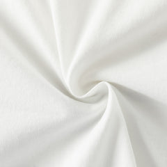 Dave&Bella Summer Toddler Boys Everyday White Breathable Cotton Casual T-shirts