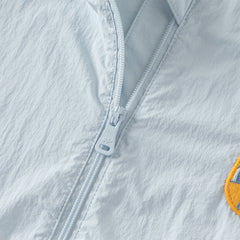 Dave&Bella Summer Toddler Boys Blue Dinosaur-style Lightweight Sunscreen Jackets