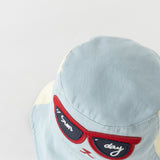 Dave&Bella Toddler Boys Cute Blue Breathable Cotton Comfortable Fisherman Hats