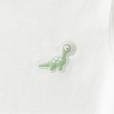 Dave&Bella Toddler Boys Summer Dinosaur-style Orange/Green Soft Cotton Casual T-shirts