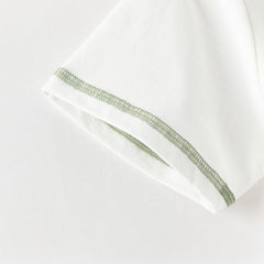 Dave&Bella Toddler Boys Summer Dinosaur-style Orange/Green Soft Cotton Casual T-shirts