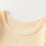 Dave&Bella Summer Toddler Girls Cute Yellow/Pink Sleeveless Soft Comfortable Tank Tops