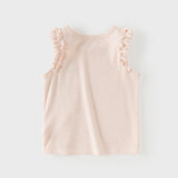 Dave&Bella Summer Toddler Girls Cute Yellow/Pink Sleeveless Soft Comfortable Tank Tops
