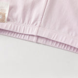 Dave&Bella Summer Toddler Girls White/Purple Flower Slim Soft Leggings