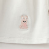 Dave&Bella Summer Toddler Girls White Soft Stretchable A-line Preppy Polo Dress