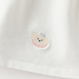 Dave&Bella Summer Toddler Girls White Soft Stretchable A-line Preppy Polo Dress