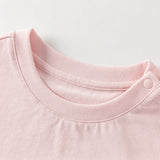 Dave&Bella Summer Toddler Boys Grey Pink Short Sleeve Soft Daily Top Shorts Sets