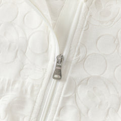 Dave&Bella Summer Toddler Boys White Hooded Lightweight Comfortable Jackets