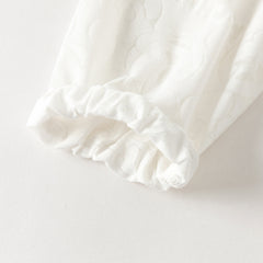 Dave&Bella Summer Toddler Boys White Hooded Lightweight Comfortable Jackets