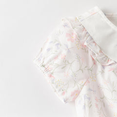 Dave&Bella Summer Baby Girls Adorable Floral Print Pure Cotton Lightweight Rompers