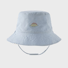 Dave&Bella Toddler Boys Summer Playful Dinosaur Print Cotton Reversible Fisherman Hats