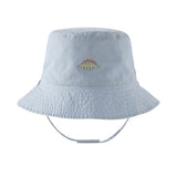Dave&Bella Toddler Boys Summer Playful Dinosaur Print Cotton Reversible Fisherman Hats