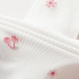 Dave&Bella Summer Kids Girls White Cute Cherry Print Stretchable Footed Tights