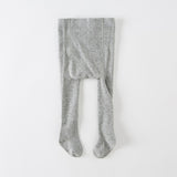 Dave&Bella Toddler Girls Grey Cute Animal Style Footed Tights Leggings