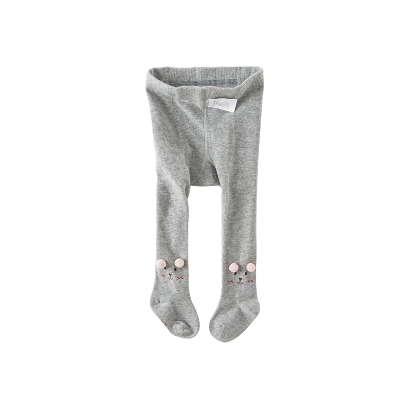 Dave&Bella Girls Autumn Grey Cute Animal Style Footed Tights Leggings