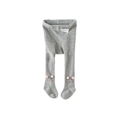 Dave&Bella Girls Autumn Grey Cute Animal Style Footed Tights Leggings