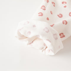 Dave&Bella Baby Girls Spring Summer Pink Leopard Print Blouse Pants Suits