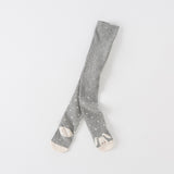 Dave&Bella Toddler Girls Grey Rabbit Style Footed Tights Leggings
