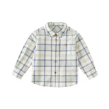 Dave&Bella Kids Boys Cotton Fashion Formal Plaid Shirt Top