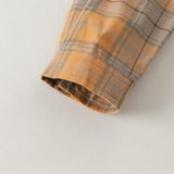 Dave&Bella Toddler Boys Mutiple Colors Cotton Fashion Classic Formal Plaid Shirt Top