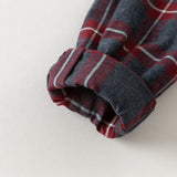 Dave&Bella Toddler Boys Mutiple Colors Cotton Fashion Classic Formal Plaid Shirt Top