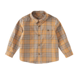 Dave&Bella Toddler Boys Mutiple Colors Cotton Fashion Classic Formal Plaid Shirt Top