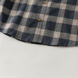 Dave&Bella Toddler Boys Mutiple Colors Cotton Fashion Classic Formal Plaid Shirt Top