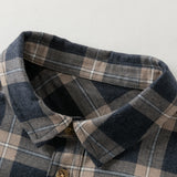 Dave&Bella Toddler Boys Mutiple Colors Cotton Fashion Classic Formal Plaid Shirt Top