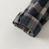 Dave&Bella Toddler Boys Mutiple Colors Cotton Fashion Classic Formal Plaid Shirt Top