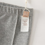 Dave&Bella Girls Lace Trim Cotton Leggings