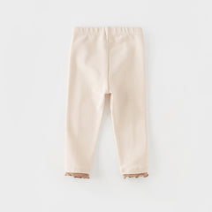 Dave&Bella Baby Girls Spring Autumn Lace Casual Pants