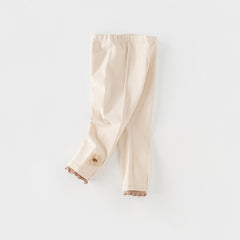 Dave&Bella Baby Girls Spring Autumn Lace Casual Pants