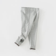 Dave&Bella Baby Girls Spring Autumn Lace Casual Pants