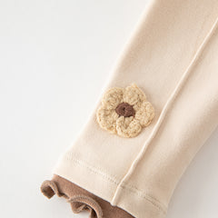 Dave&Bella Baby Girls Spring Autumn Lace Casual Pants