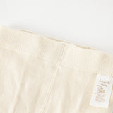 Dave&Bella Toddler Girls Beige/Grey Knit Flower Footed Tights Leggings