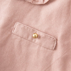 Dave&Bella Toddler Girls Autumn Sweet Cotton Grey Pink Corduroy A-line Dress