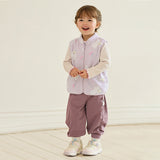 Dave&Bella Toddler Girls/Boys Soft Fleece Cartoon Print Vests