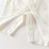 Dave&Bella Newborn/Baby Girls/Boys Playful Multi-print Indoor Breathable Cotton Rompers