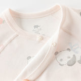 Dave&Bella Newborn/Baby Girls/Boys Playful Multi-print Indoor Breathable Cotton Rompers