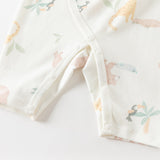 Dave&Bella Newborn/Baby Girls/Boys Playful Multi-print Indoor Breathable Cotton Rompers