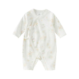 Dave&Bella Newborn/Baby Girls/Boys Playful Multi-print Indoor Breathable Cotton Rompers