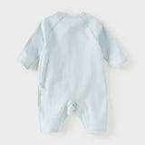 Dave&Bella Newborn/Baby Girls/Boys Playful Multi-print Indoor Breathable Cotton Rompers