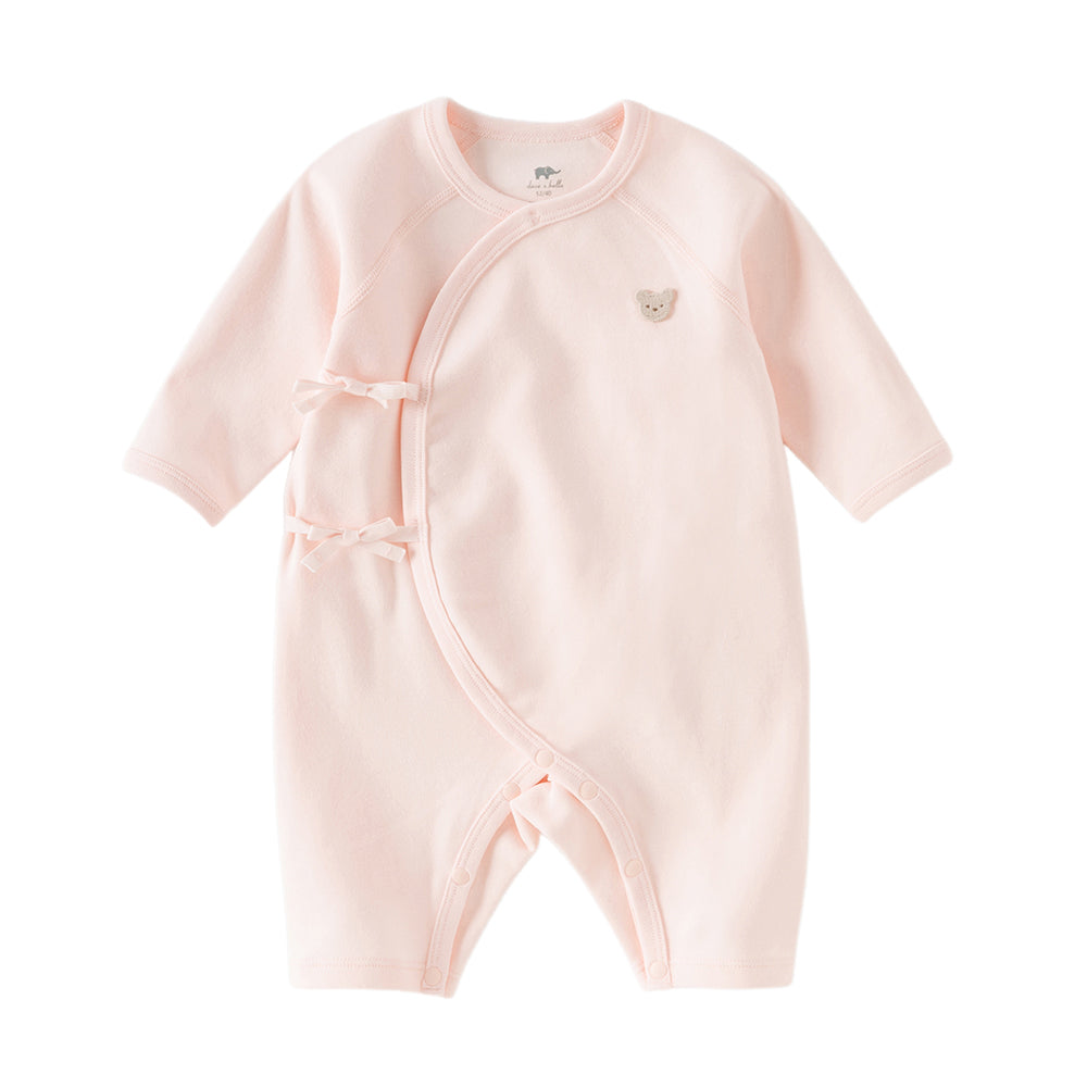 Dave&Bella Newborn/Baby Girls/Boys Playful Multi-print Indoor Breathable Cotton Rompers