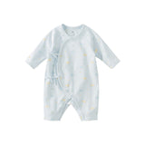 Dave&Bella Newborn/Baby Girls/Boys Playful Multi-print Indoor Breathable Cotton Rompers