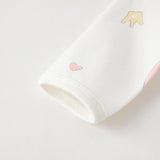 Dave&Bella Newborn/Baby Girls/Boys Playful Multi-print Indoor Breathable Cotton Rompers