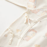 Dave&Bella Newborn/Baby Girls/Boys Playful Multi-print Indoor Breathable Cotton Rompers
